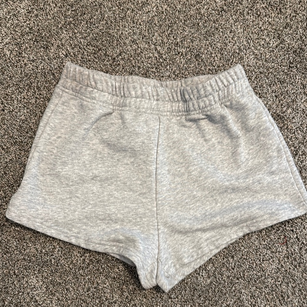 SHEIN Light Gray Athletic Shorts